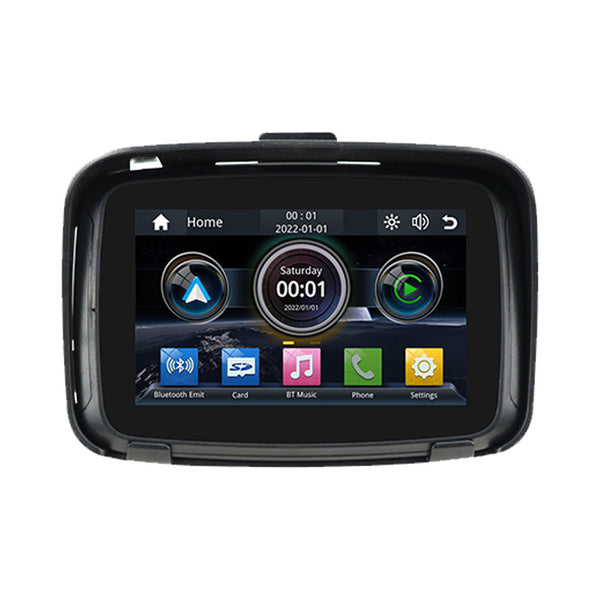 GPS Moto 5 pulgadas Wireless CarPlay Impermeable Portátil - Image 3