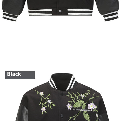 Chaqueta Retro Americana con Bordado Floral para Hombre - Image 9