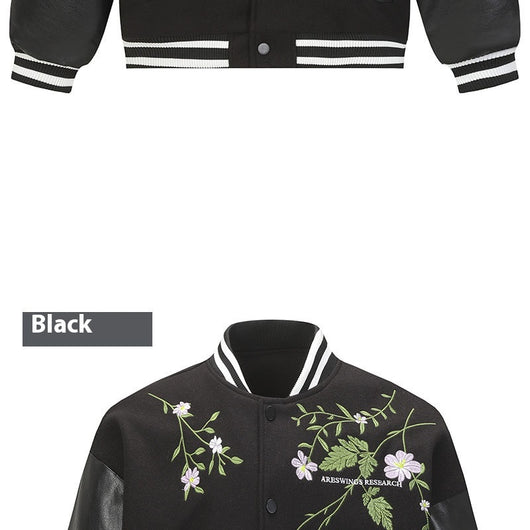 Chaqueta Retro Americana con Bordado Floral para Hombre - Image 9