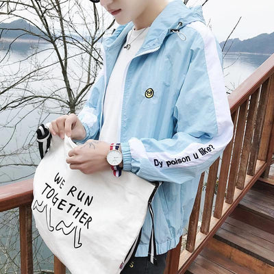 Chaqueta Protección Solar Estilo Coreano para Hombre - Tendencia Juvenil - Image 15