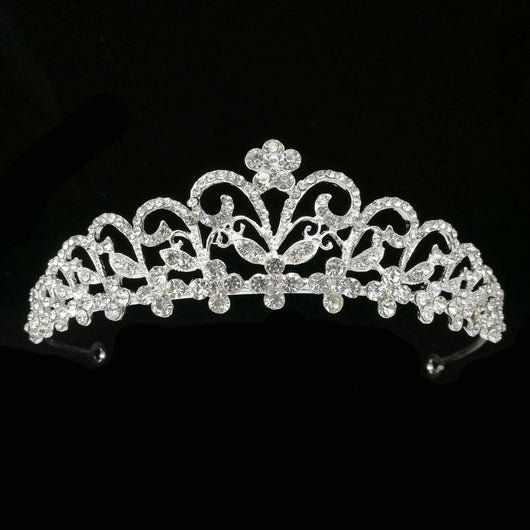 Diadema de Novia con Cristales Ojo de Caballo - Joyería Nupcial Europea y Americana - Image 10