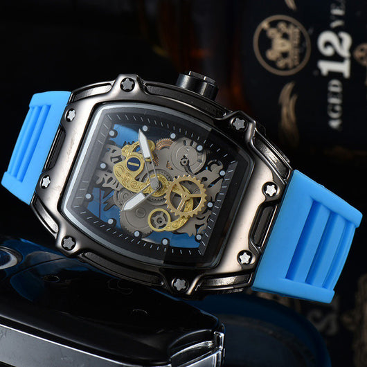 Reloj de Cuarzo Esqueleto Transparente Personalizado con Doble Movimiento - Image 11
