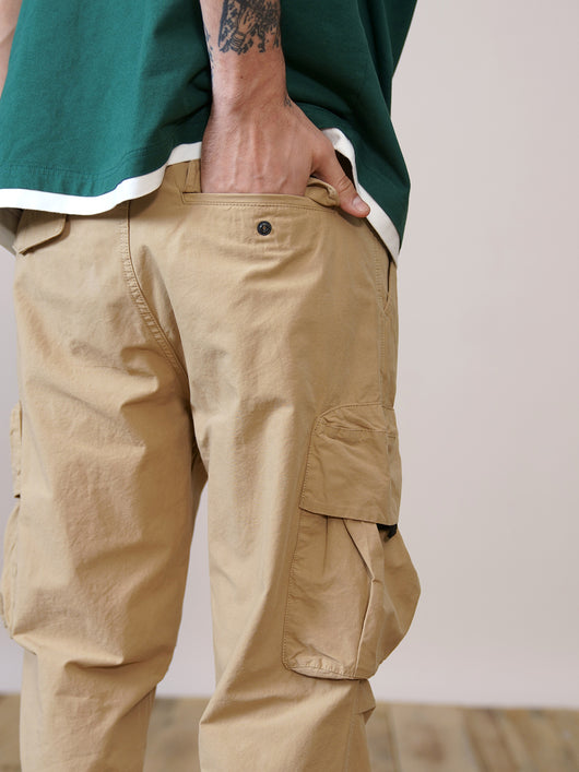 Pantalones Cargo Cortos Casual para Hombre - Estilo Otoño Multibolsillos - Image 9
