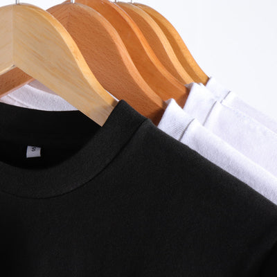 Camiseta Manga Larga de Algodón Puro Cuello Redondo Color Liso - Image 8