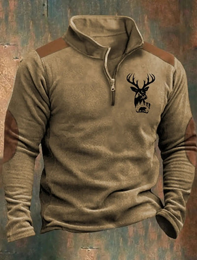 Sudadera Deportiva con Cuello Alto y Cierre para Hombre - Image 2