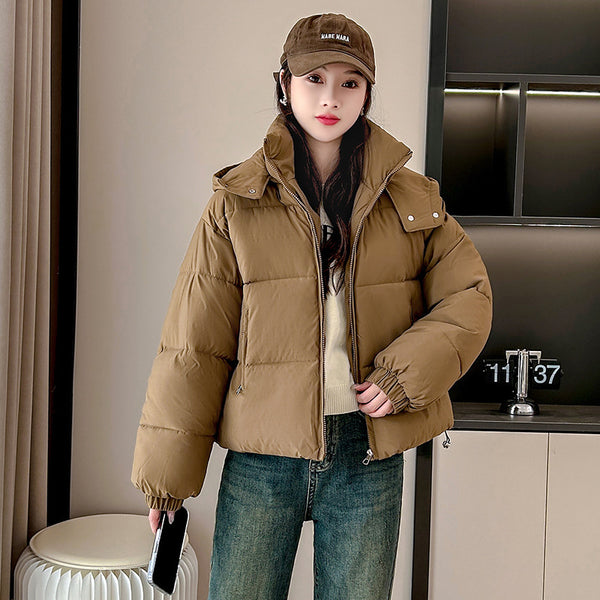 Chaqueta Acolchada Slim Fit con Capucha - Abrigo Invernal Moderno