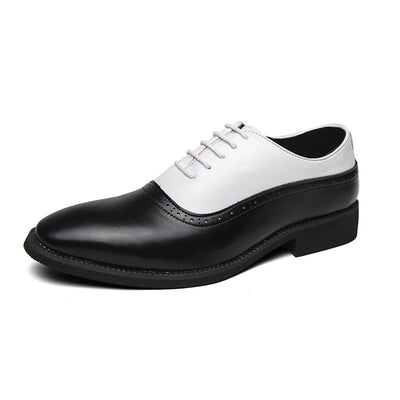 Zapatos de Cuero Ejecutivos Bicolor para Hombre - Image 5