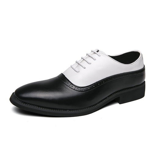 Zapatos de Cuero Ejecutivos Bicolor para Hombre - Image 5