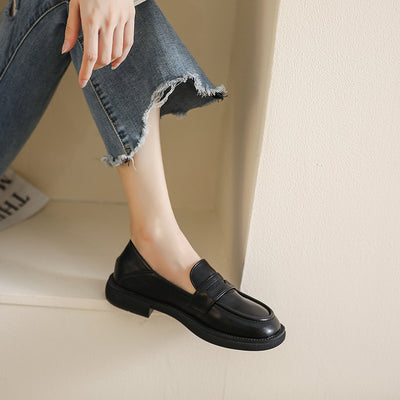 Mocasines Casuales Cómodos para Mujer - Punta Redonda Estilo Clásico - Image 6
