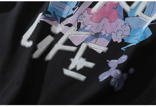Sudadera Holgada de Dibujos Animados de Manga Larga - Image 24