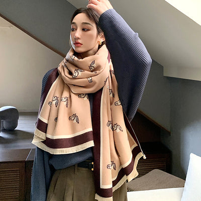 Pashmina Geométrica de Imitación Cashmere para Mujer - Image 19