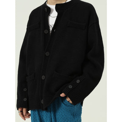 Cardigan de Algodón Damasco para Hombre - Diseño Moderno - Image 10