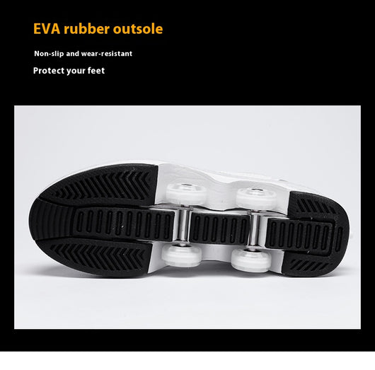 Patines de Cuatro Ruedas Convertibles para Niñas - Image 6