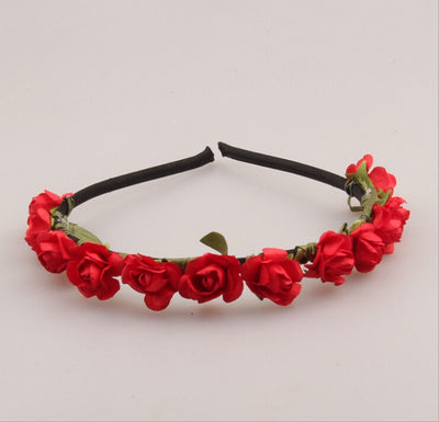 Diadema con 12 Rosas de Papel - Image 12
