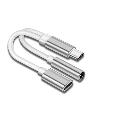 Adaptador de Carga y Cable de Audio para Auriculares con Conector Redondo - Image 8