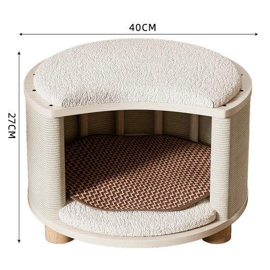 Cama de Madera Maciza para Gatos - Nido Versátil para Todas las Estaciones - Image 7