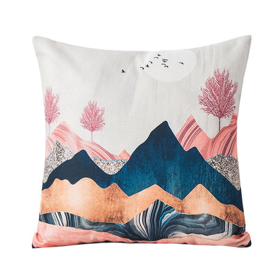 Funda de Cojín Cuadro Óleo Montaña Amanecer - Image 11