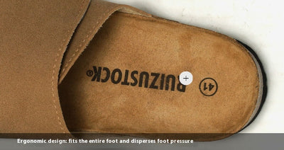 Pantuflas de Corcho y Cuero para Hombre - Sandalias Retro Cómodas - Image 23