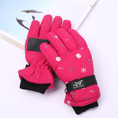Guantes de Esquí Infantiles Térmicos con Forro Polar y Dedos Protegidos - Image 8