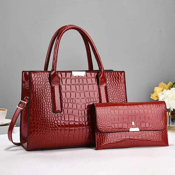 Bolso Crossbody Familiar Estampado Piedra - Gran Capacidad y Estilo Trendy