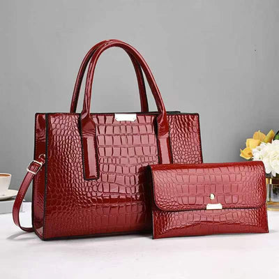 Bolso Crossbody Familiar Estampado Piedra - Gran Capacidad y Estilo Trendy