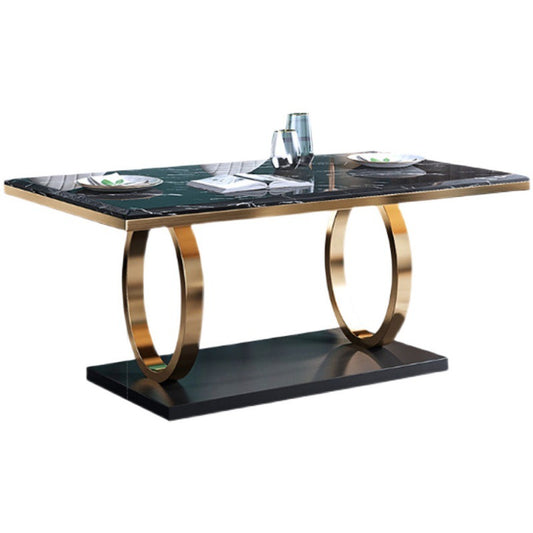 Conjunto de Comedor Moderno en Pizarra: Mesa y Sillas Elegantes - Image 2