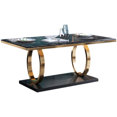 Conjunto de Comedor Moderno en Pizarra: Mesa y Sillas Elegantes - Image 2