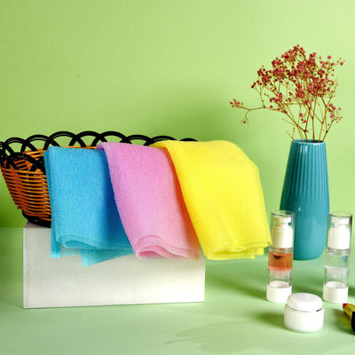 Toalla Exfoliante para Espalda con Cepillo de Limpieza Profunda