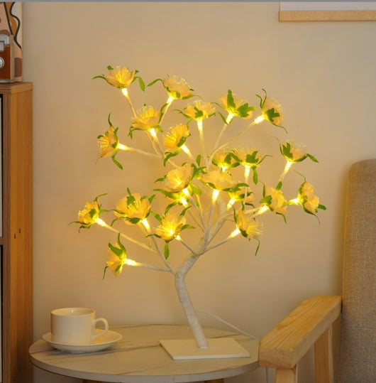 Lámpara Decorativa Árbol de Rosas para Dormitorio - Image 11