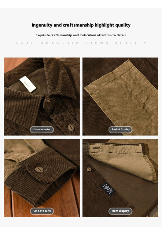 Camisa de Pana Casual para Hombre - Image 17