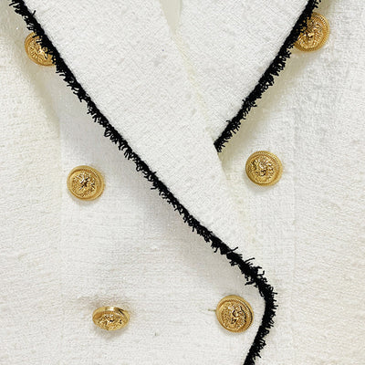 Saco Ejecutivo de Lana con Flecos - Corte Slim Doble Botonadura - Image 11