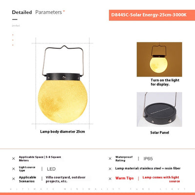 Lámpara Solar Decorativa para Jardín - Luz Lunar Impermeable - Image 5