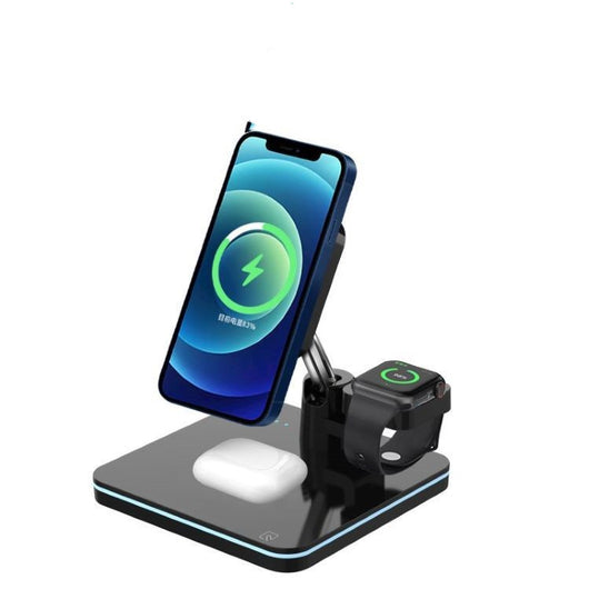 Cargador Inalámbrico 3 en 1 para Smartphone, Reloj y Auriculares - Image 2