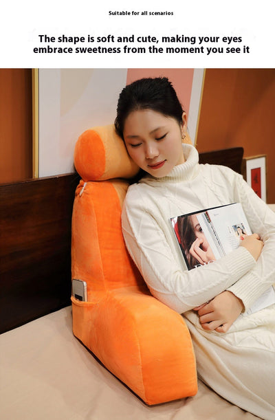 Almohada de Látex Elevada con Soporte Cervical y Funda Acolchada Premium - Image 17