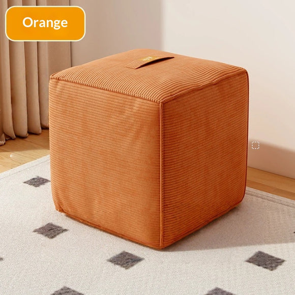 Puff Organizador com Armazenamento - Design Elegante para Sala