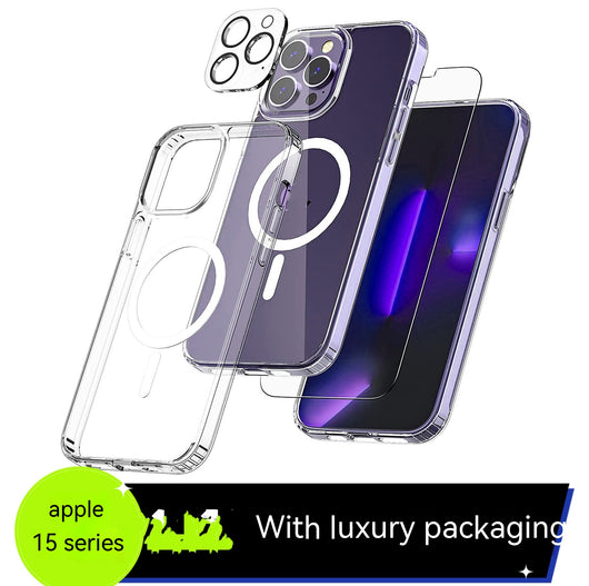 Funda Magnética Transparente con Protector de Lente de Cristal Templado - Image 5