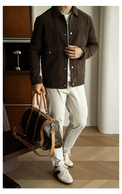 Chaqueta Texturizada Premium para Hombre - Otoño e Invierno - Image 15