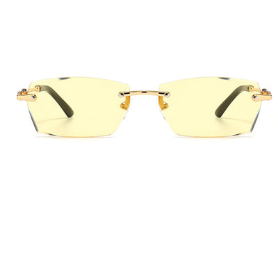 Gafas de Sol Frameless Color Gelatina - Estilo Personalidad - Image 10