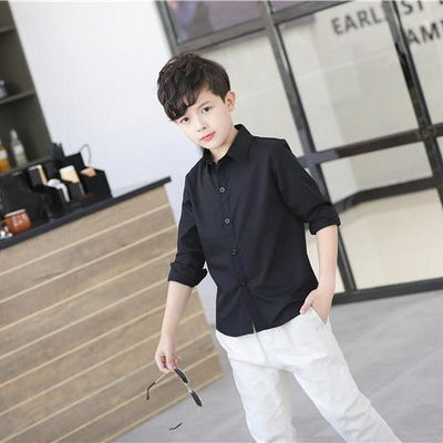 Playera Infantil Clásica Blanco y Negro para Niños y Niñas - Image 7