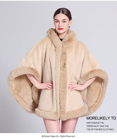 Capa Elegante con Cuello de Pelaje Sintético y Forro Polar Acolchado - Image 31