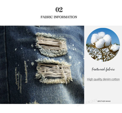 Shorts de Mezclilla Perforada para Verano - Image 8