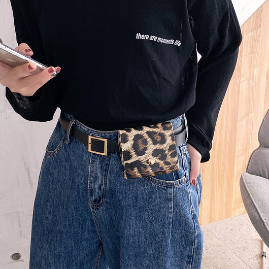 Monedero Leopardo Coreano para Mujer - Bolsa de Moda Compacta - Image 8