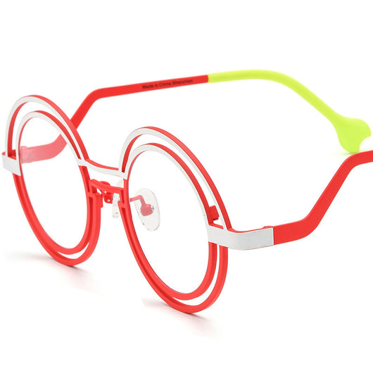 Gafas Redondas de Titanio Puro Ultraligeras Multicolor - Image 9