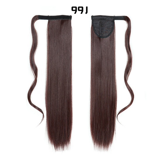 Cola de Caballo Extensible con Velcro - Cabello Liso Europeo - Image 26