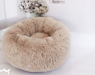 Cama Redonda de Felpa para Perros Pequeños y Gatos - Nido Acogedor Premium - Image 8