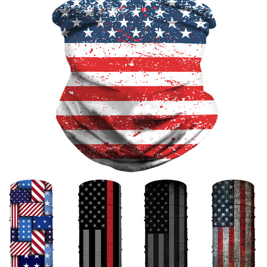 Mascarilla Multiusos con Bandera Americana Impresa