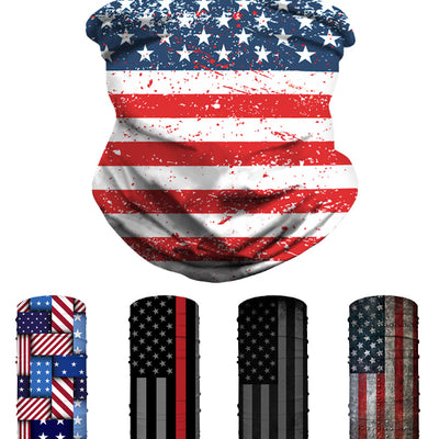 Mascarilla Multiusos con Bandera Americana Impresa