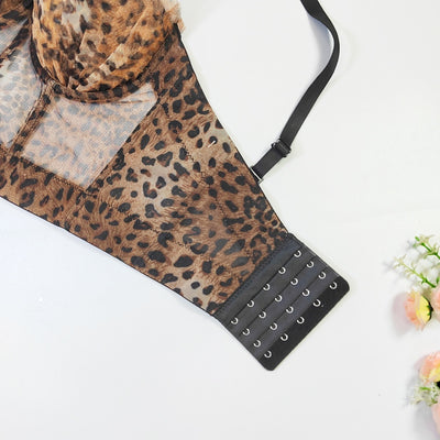Sostén Tubo Estampado Leopardo con Levantamiento y Ajuste Personalizado - Image 17