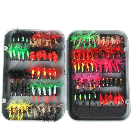 Kit Completo de 100 Anzuelos y Cebos para Pesca con Mosca - Image 11