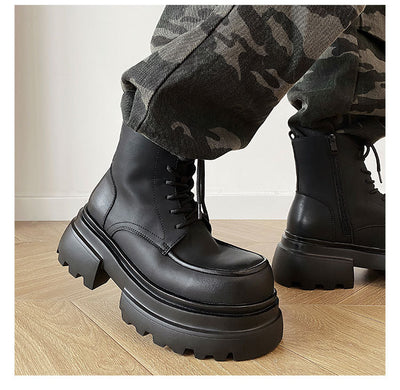 Botas Martin de Plataforma con Aumento de 7CM - Estilo Casual Elevado - Image 6